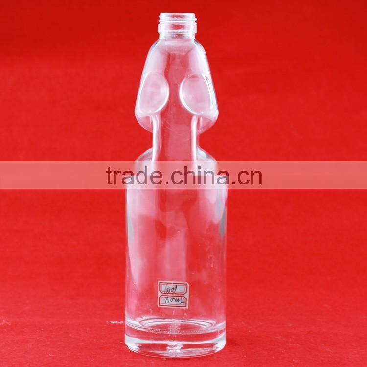 New design glass bottle for liquor empty champagne bottle 16oz wholesale glass bottle