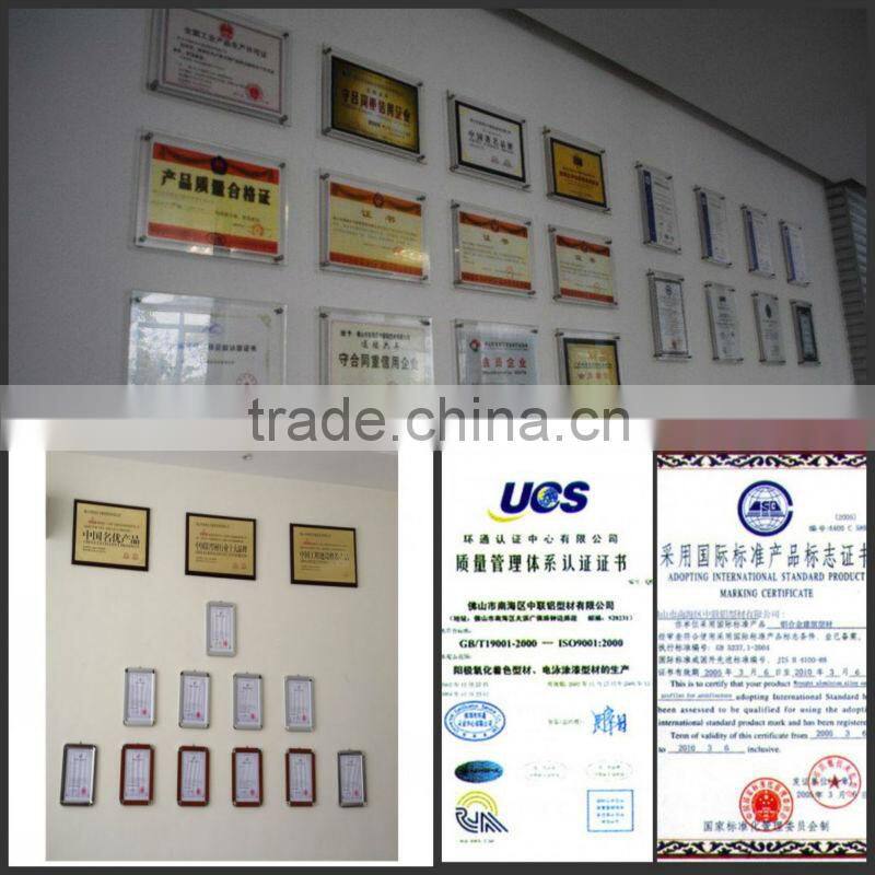 WOW!!!20 years AL6061-T5/AL6063-T5 extruded grey wood grain outdoor products profiles aluminium /aluminum fence board railing