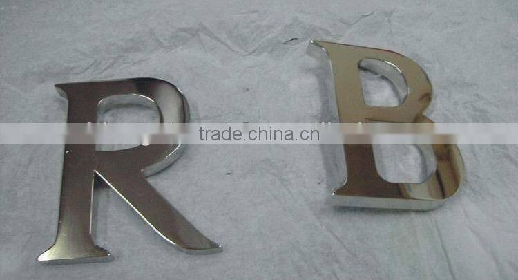 Stainless steel letter