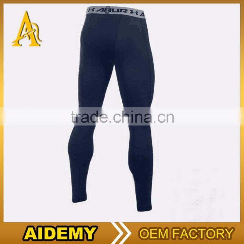 Top quality breathable supplex men running leggings