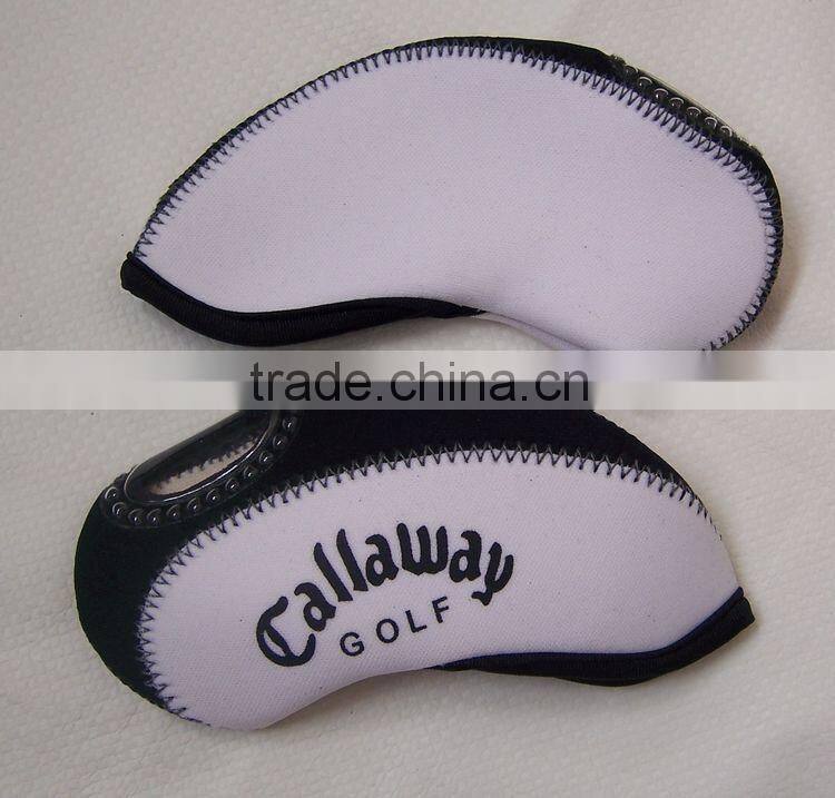 2014 fashionable elastic and durable neoprene golf iron covers