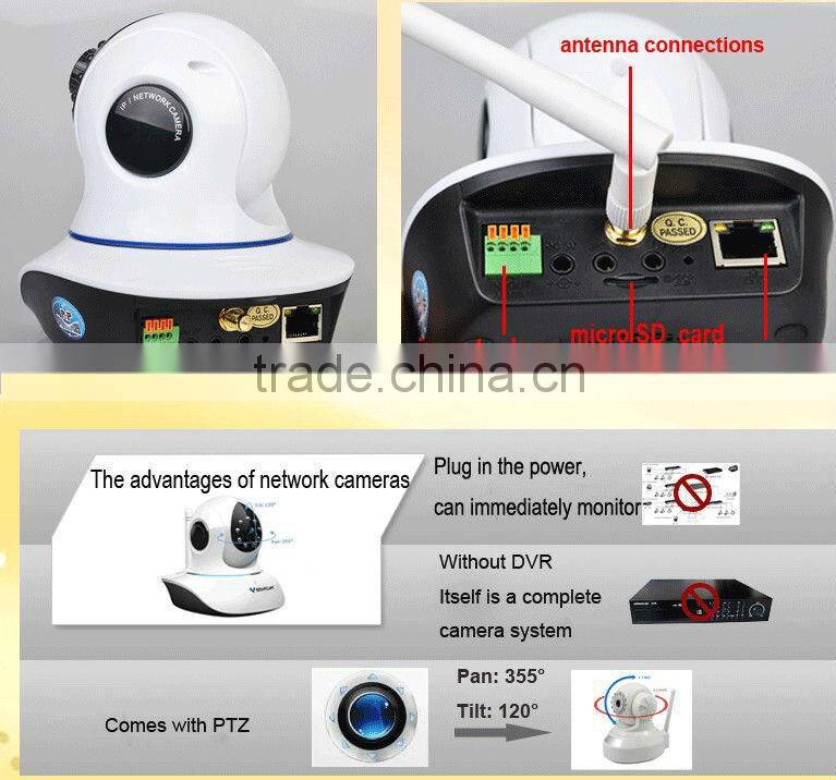 VStarcam PnP H.264 ONVIF IR CUT two way audio Wifi baby camera