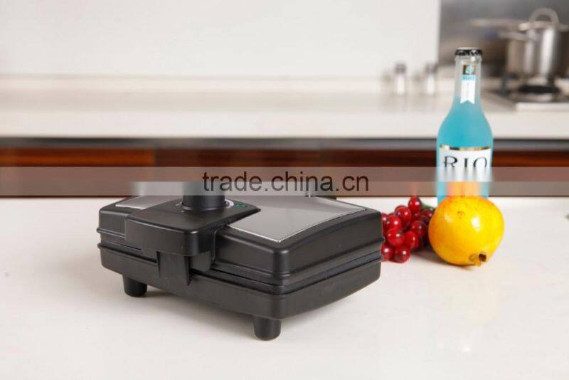 selling on TV 2 Slice SS cover Electric Non-stick Coating bread Waffle Maker