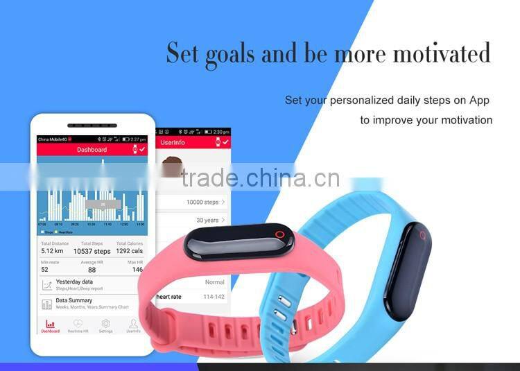 E06S Band Heart Rate Monitor Smart Wristband Bracelet Fitness Wearable Tracker Smart band