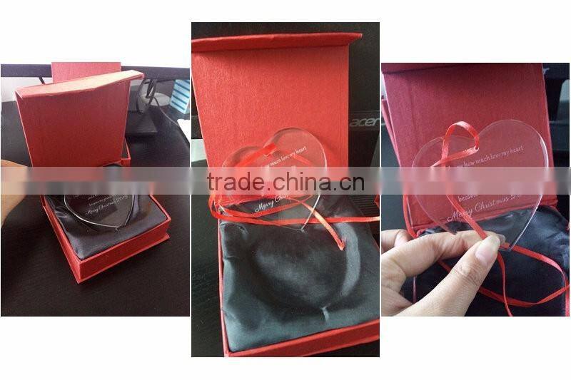 Hanging Glass Arch Shape Ornaments For Christmas Tree Decor