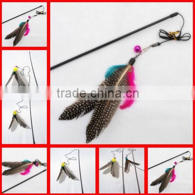 QQpet Telescoping Cat Wand With replace Feather toys for cats