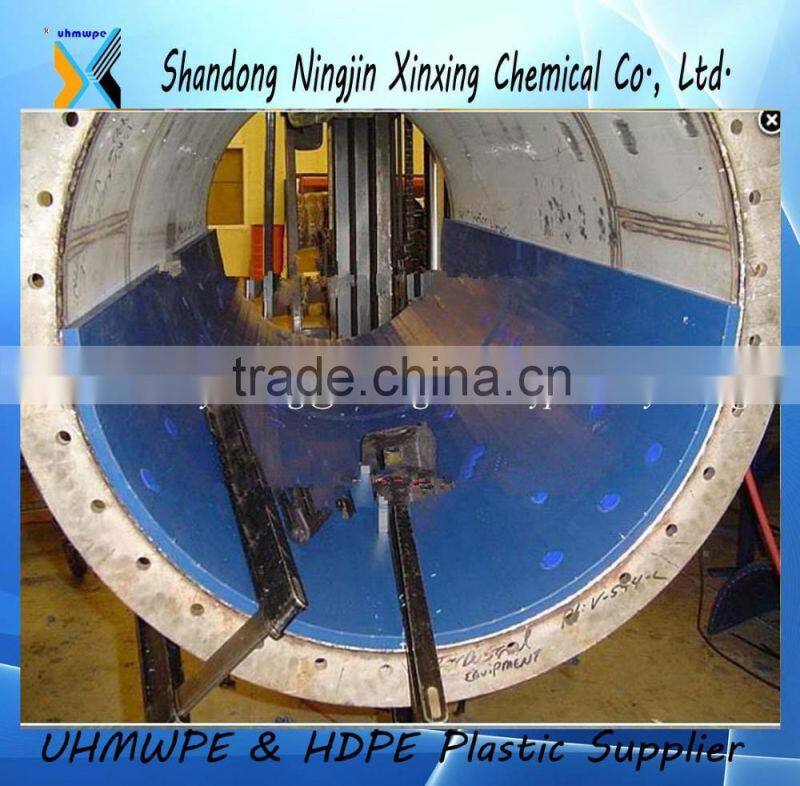 feed hopper liner/chute liner/silo liner made for UHMWPE