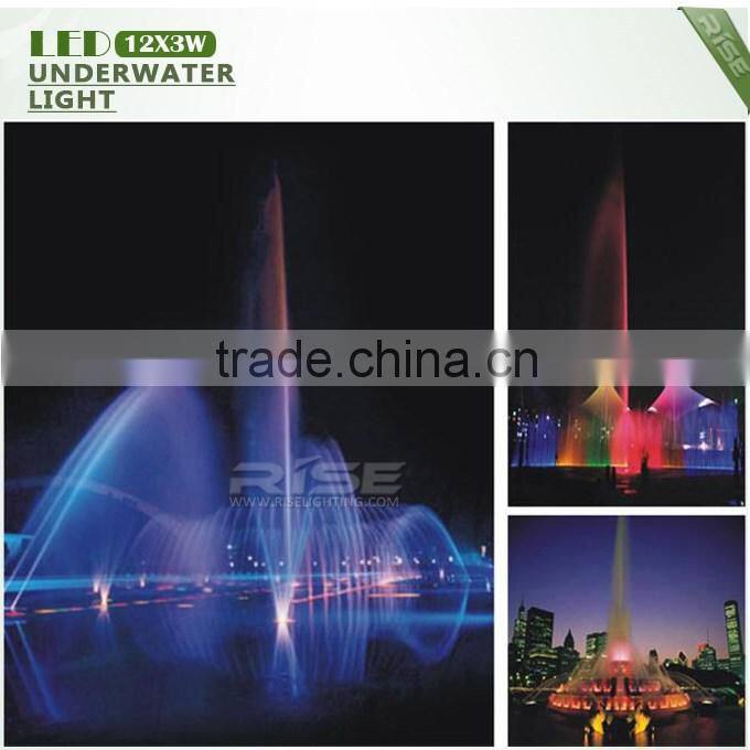 316 stainless steel IP68 DMX512 controllable RGBW 4IN1 Cree led led underwater fountain light