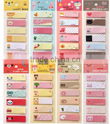Lovely Bookmark Writing Memo Sticky Notes
