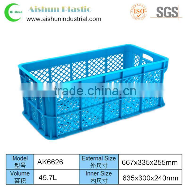 26L ventilated stackable bread plastic crates for bread