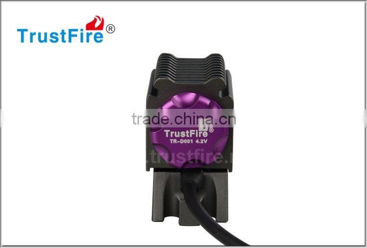 Handlebar bicycle light TrustFire original factory D001 600LM mini bike light, Bike cycle accessories powered by battery pack