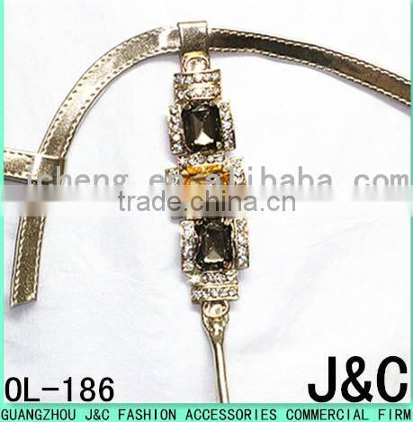 New design glass stone shoe ornament/ shoe accessory/ shoe trim