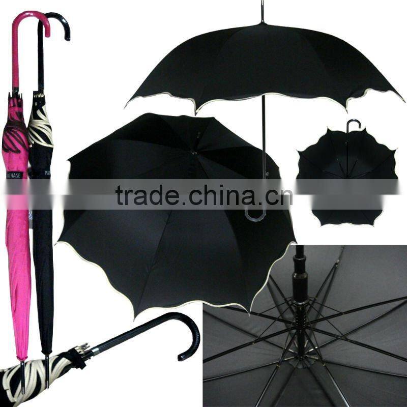straight promotional umbrella with blue sky fabric