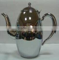 stainless steel gold plantin arabic tea pot