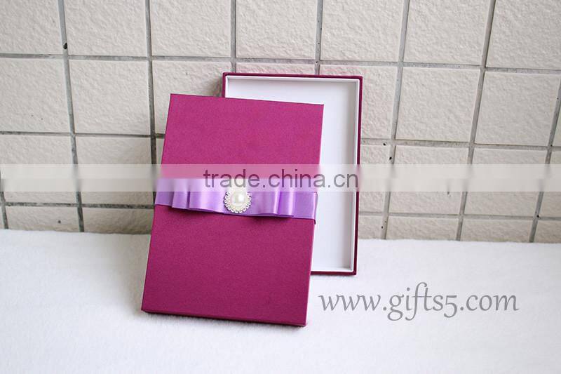 Handmade wedding invitation box