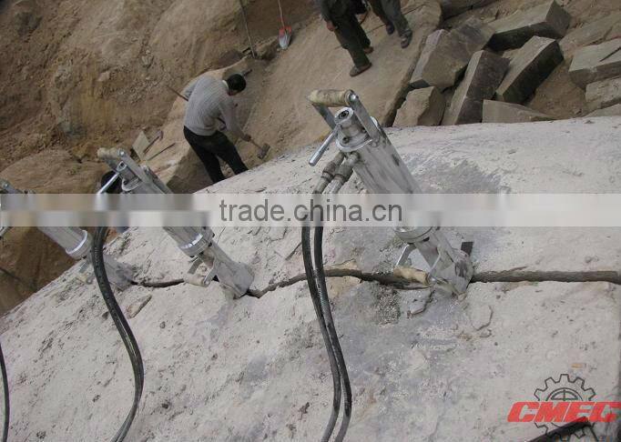 Hydraulic rock and concrete splitter