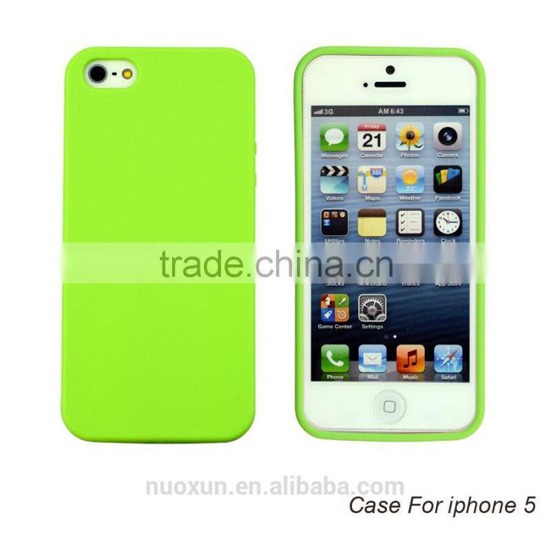 best price For iphone5 silicon case, case for iphone5S, hot selling mobile accessories