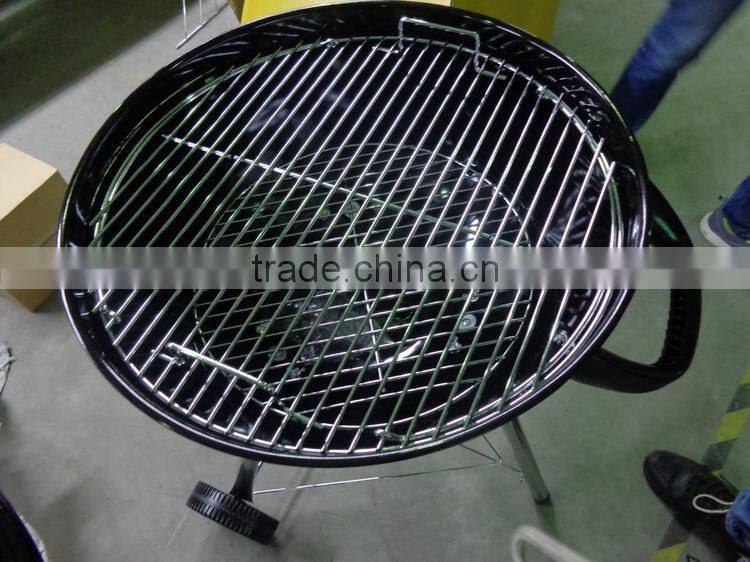 High quality trolley apple shaped charcoal grill