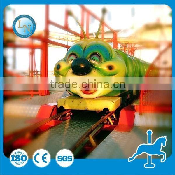 Outdoor playground park train ride amusement mini roller coaster
