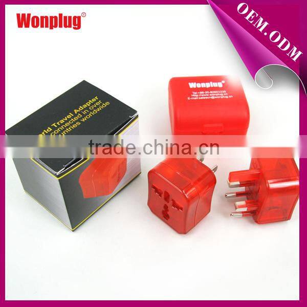 Colourful plug with socket type Residential Commercial application electrical travel charger