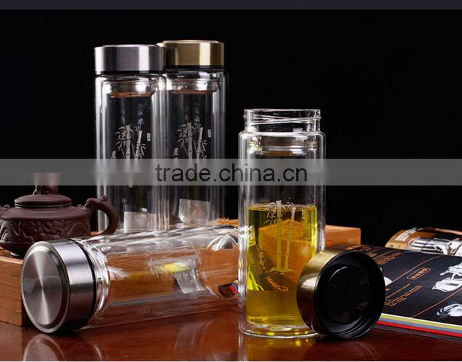 Hot Sale Infuser Glass Water Bottle