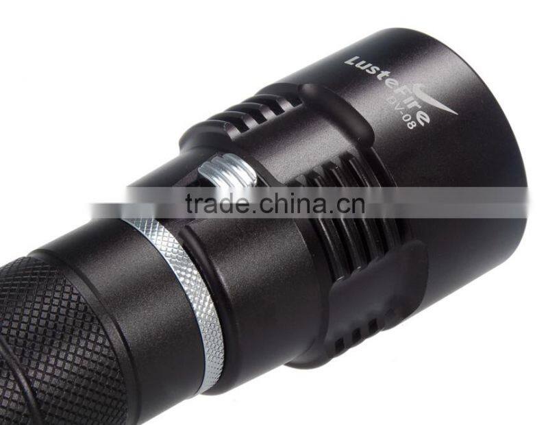 LustFire High Power 150m XML Diving LED Flashlight Waterproof