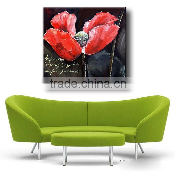 big flower bedroom decorating painting canvas artwork
