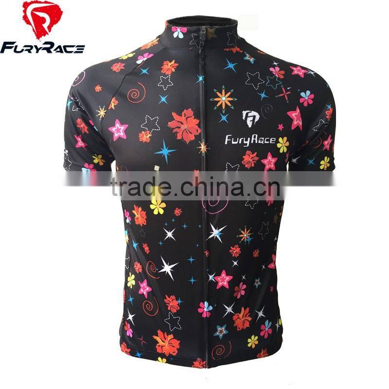 2016 OEM Sublimation Print Manufacturer Custom Quick Dry Blank Cycling Jersey