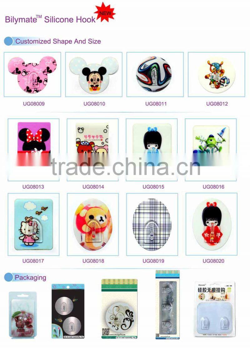 Decorative Adhesive Removable Ceiling Hook