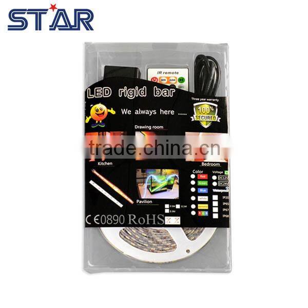 RGB Dream Color 72w 12v IP65 Waterproof SMD5050 Flexible LED Ribbon Light + RGB IR Remote controller + 12V Adapter + Accessories