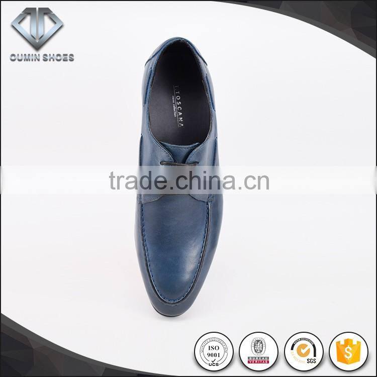 Mens shoes 2016 classic men blue color shoes men