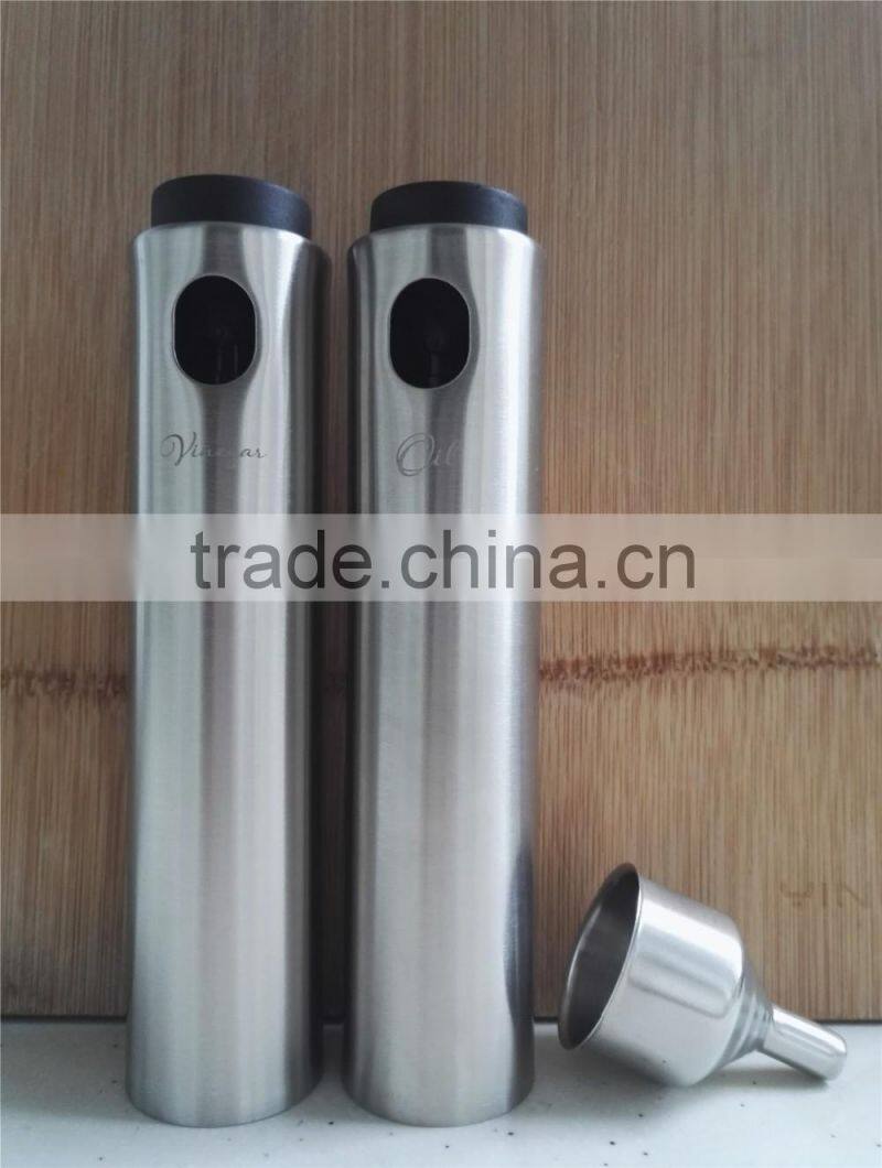 EC021AM High quality stainless steel cooking olive oil sprayer with funnel