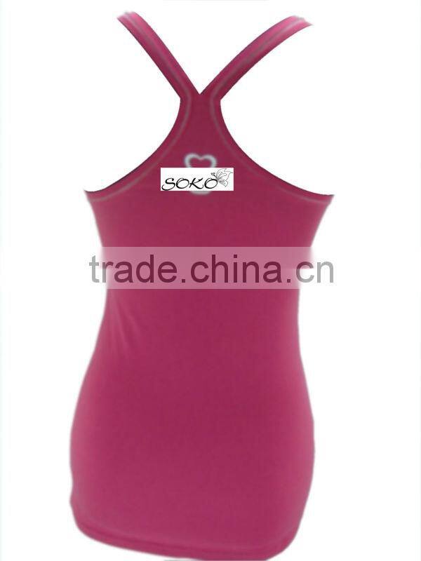 High Quality Women's Gyme Singlet for Sale
