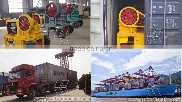 Great Wall mobile jaw crusher 150x250