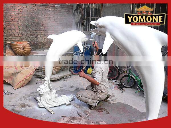 Swimming dolphins rotary rides amusement rides swing dolphin for sale