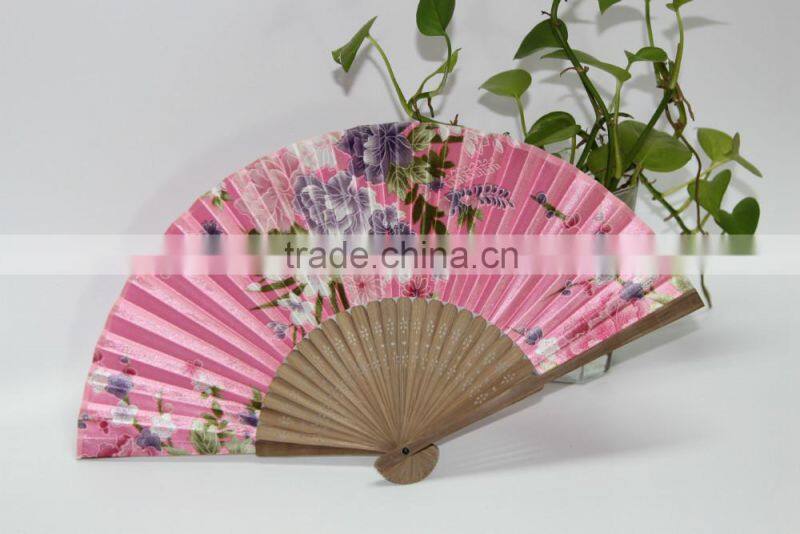 silk fan craft fan lady hand fan for gift
