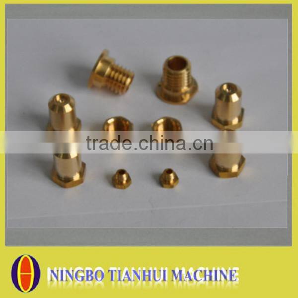 CNC turning machining copper pipe fitting