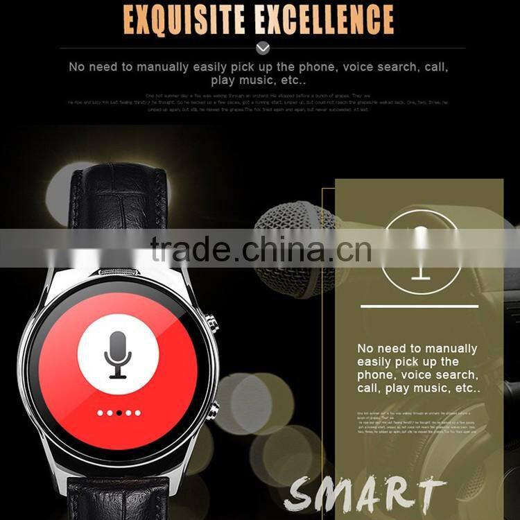 Factory direct sw09 round screen smart health heart rate test watches