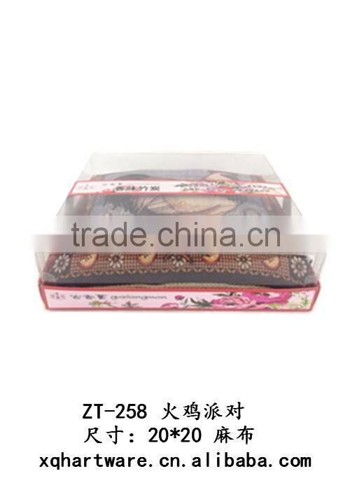 Nature Linen material Custom Printed Activated Carbon Deodorizer