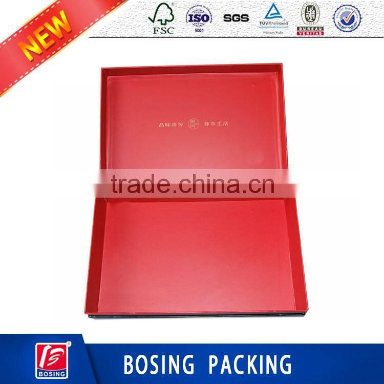 recycle tea packaging box with lid and tray