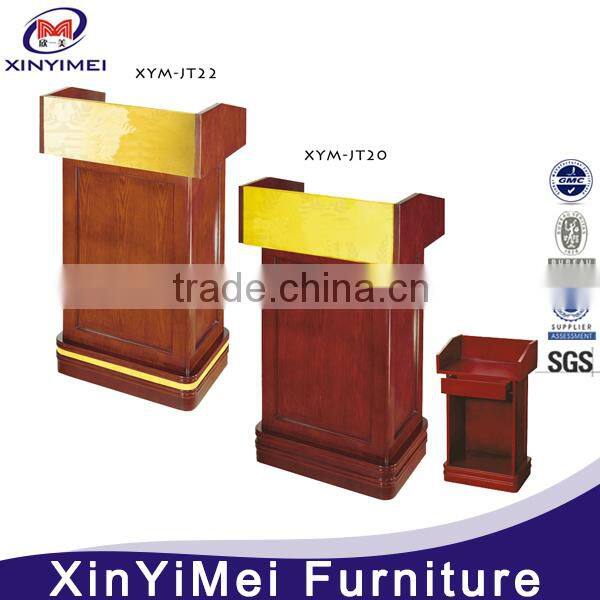 reasonable price church/hotel lecture wooden rostrum