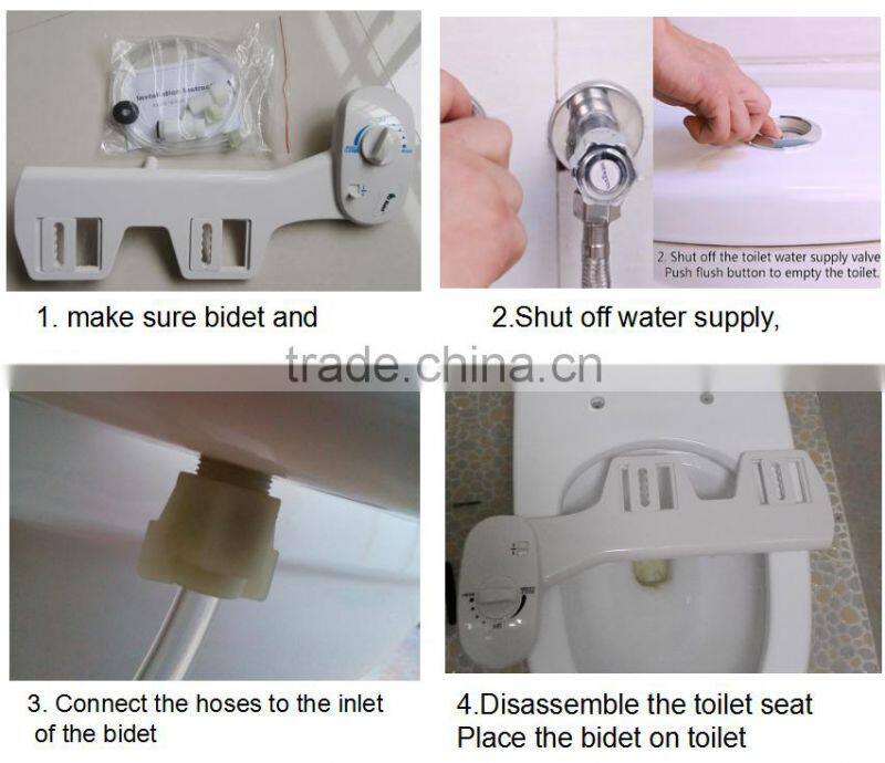 ABS material self-cleaning portable women pussy cleaning toilet bidet