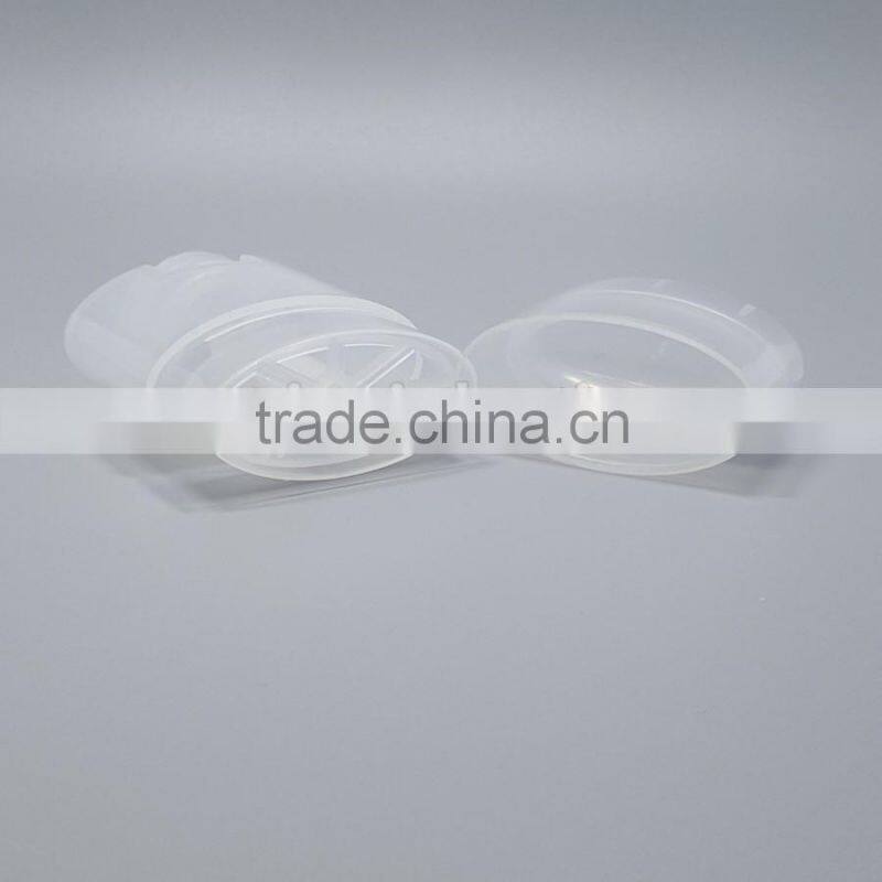 50ml clear plastic deodorant stick bottle container,PP deodorant gel container for body care