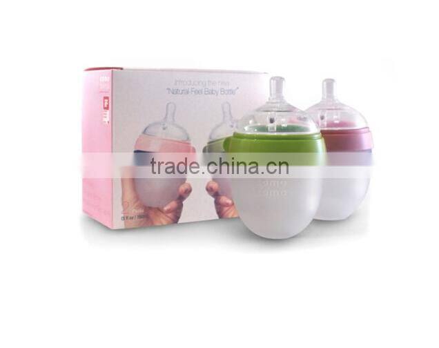 Custom mold Comotomo Natural Feel Bundle silicone Comotomo Baby Bottle