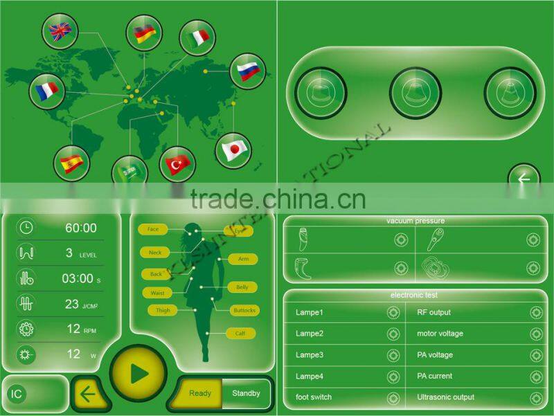 Velashape body slimming machine/vacuum cavitation slimming system/body slimming machine