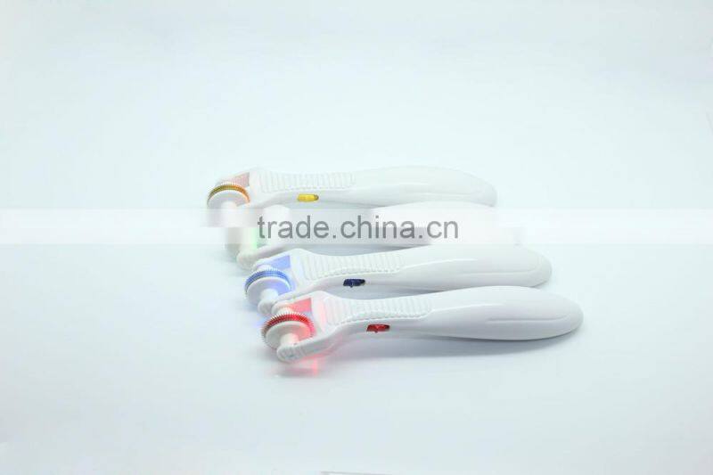2015 body vibrator photon light therapy hot 540 needles led derma roller