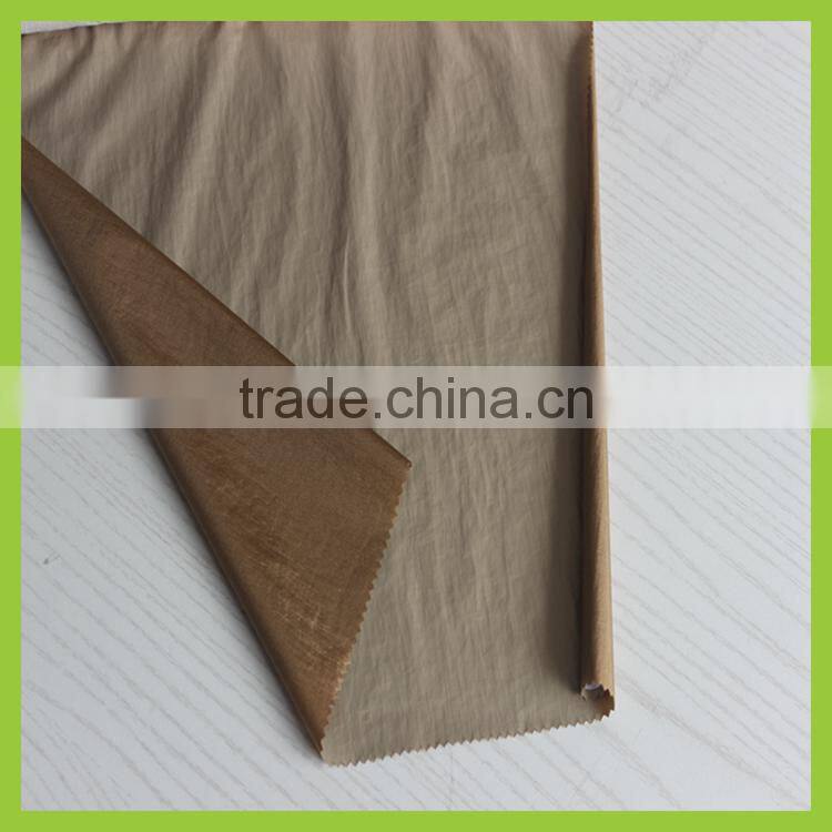 new 228T Oil Cire Nylon Taslon/Light-reflecting Taslon Fabric For Curtain