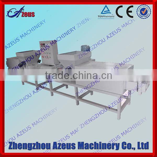 Exported wooden case type top quality hot press sawdust brick making machine