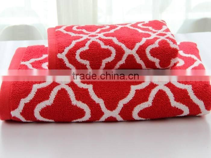 Bath towel 100% cotton cotton jacquard towel hotel towel