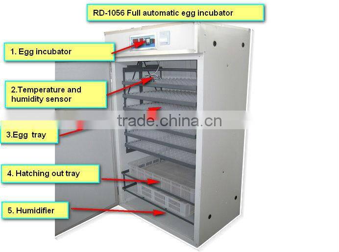 2016 hot sale CE certification fully automatic factory supply chicken egg incubator